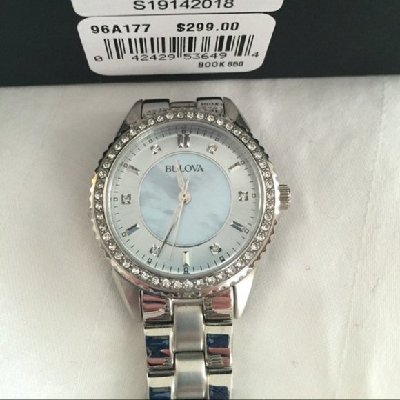 Bulova silver watch main image 7